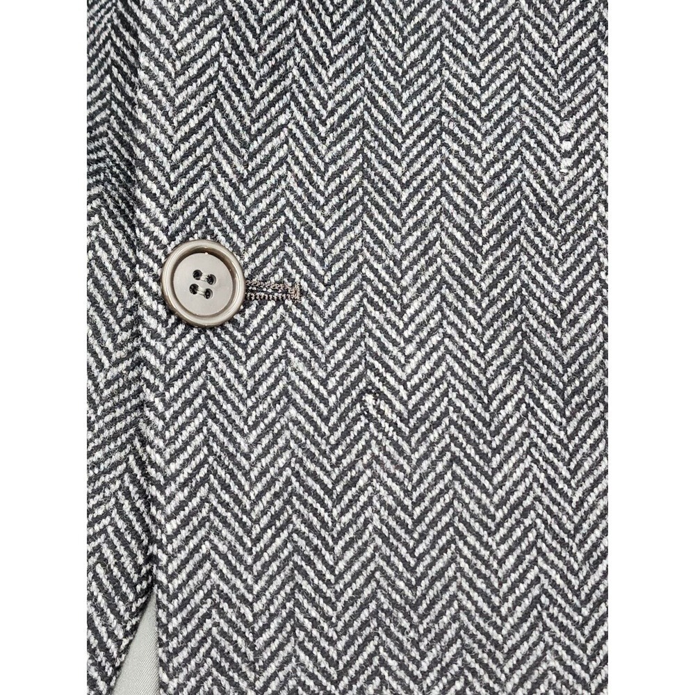 Yves Saint Laurent YSL Cashmere Wool Sport Coat Blazer Herringbone 42R - Picture 13 of 16